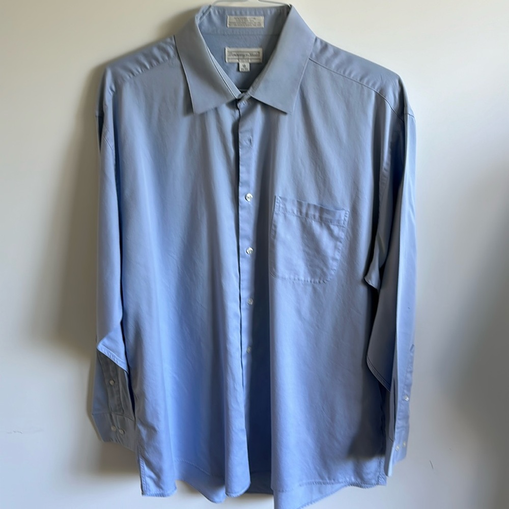 Donberry & Keats Light Blue Dress Shirt Size 18 34/35